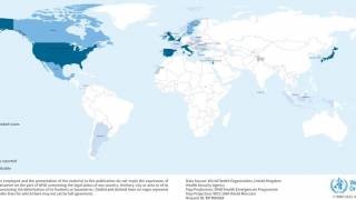 map of infected children