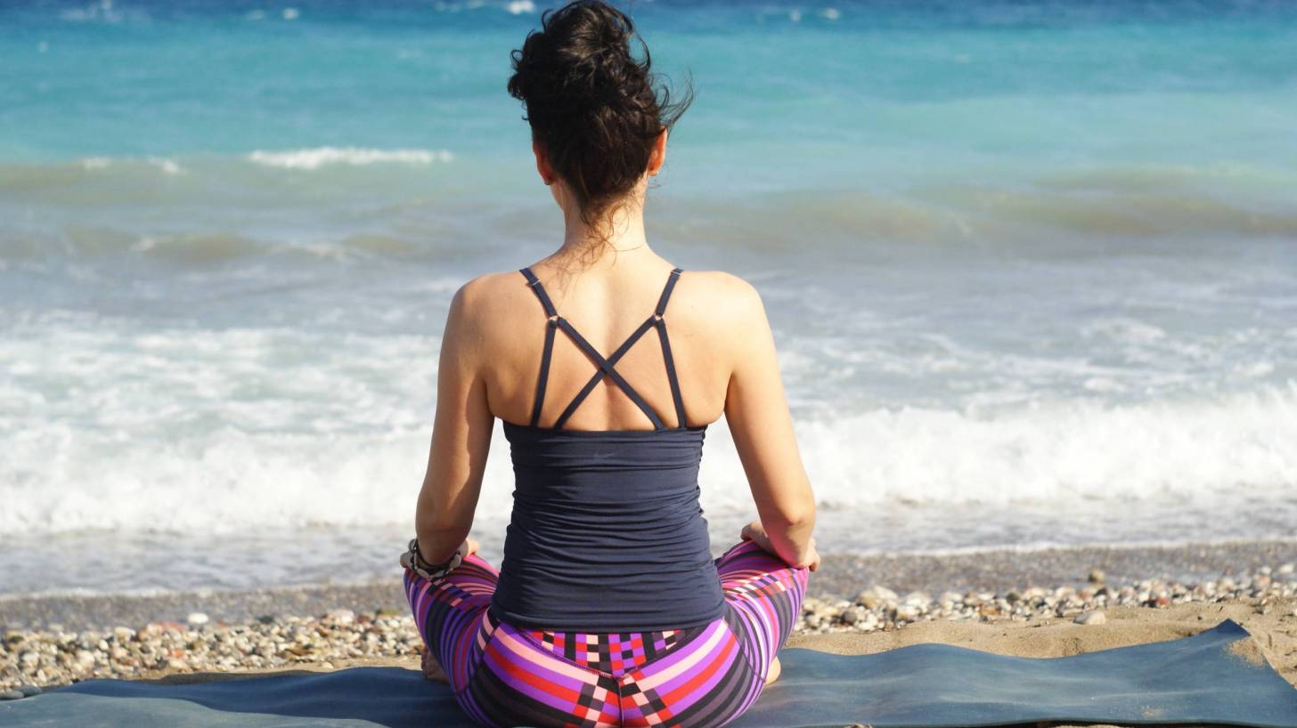 yoga on the beach