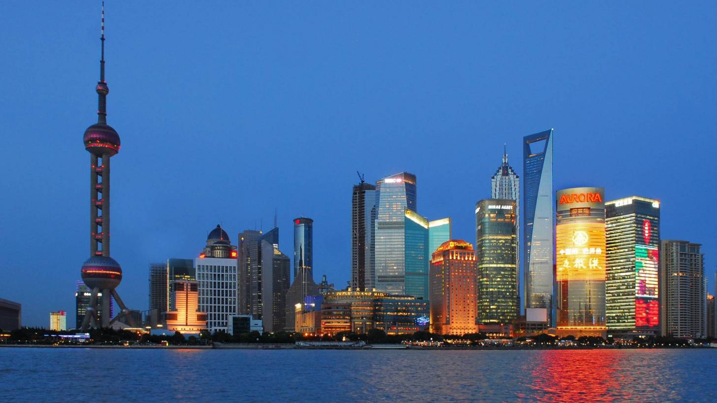 shanghai city skyline