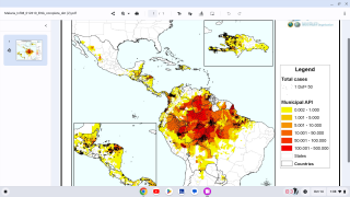 Malaria map